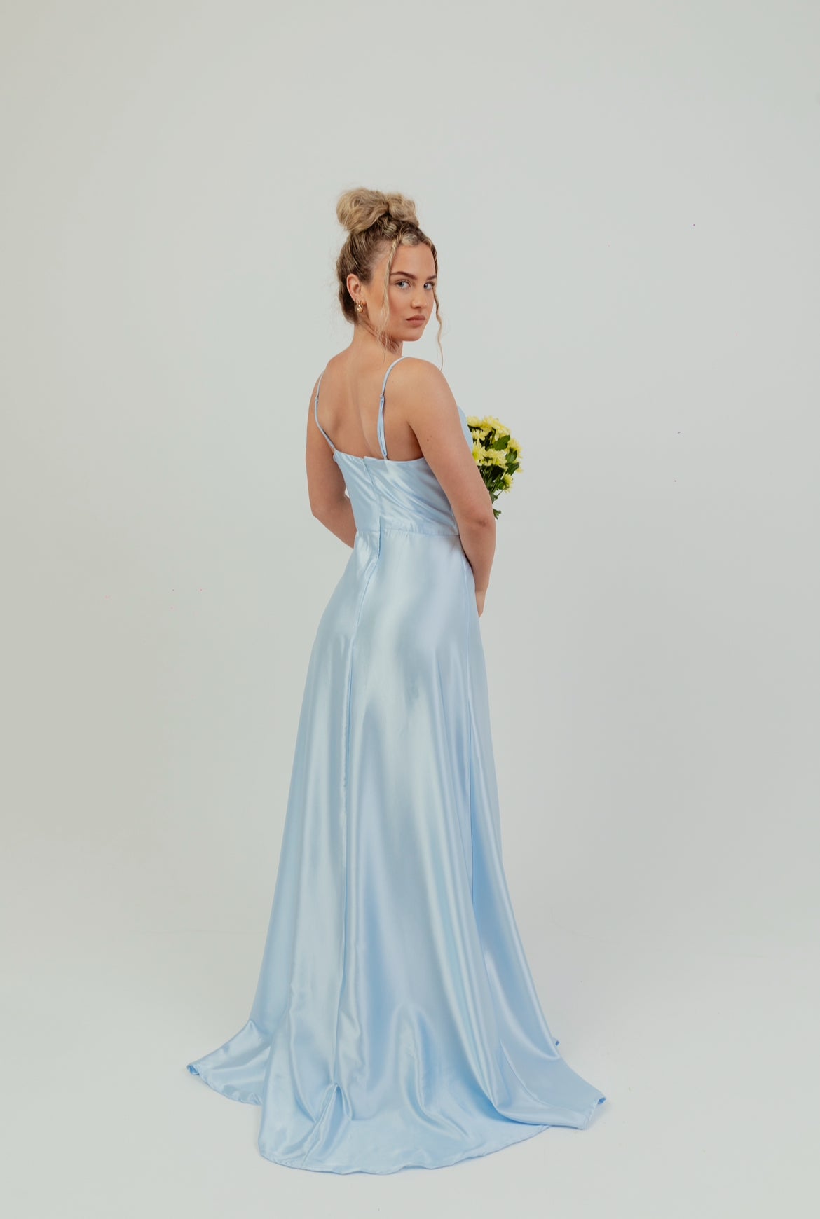Cowl neck 2.0 Satin Dress