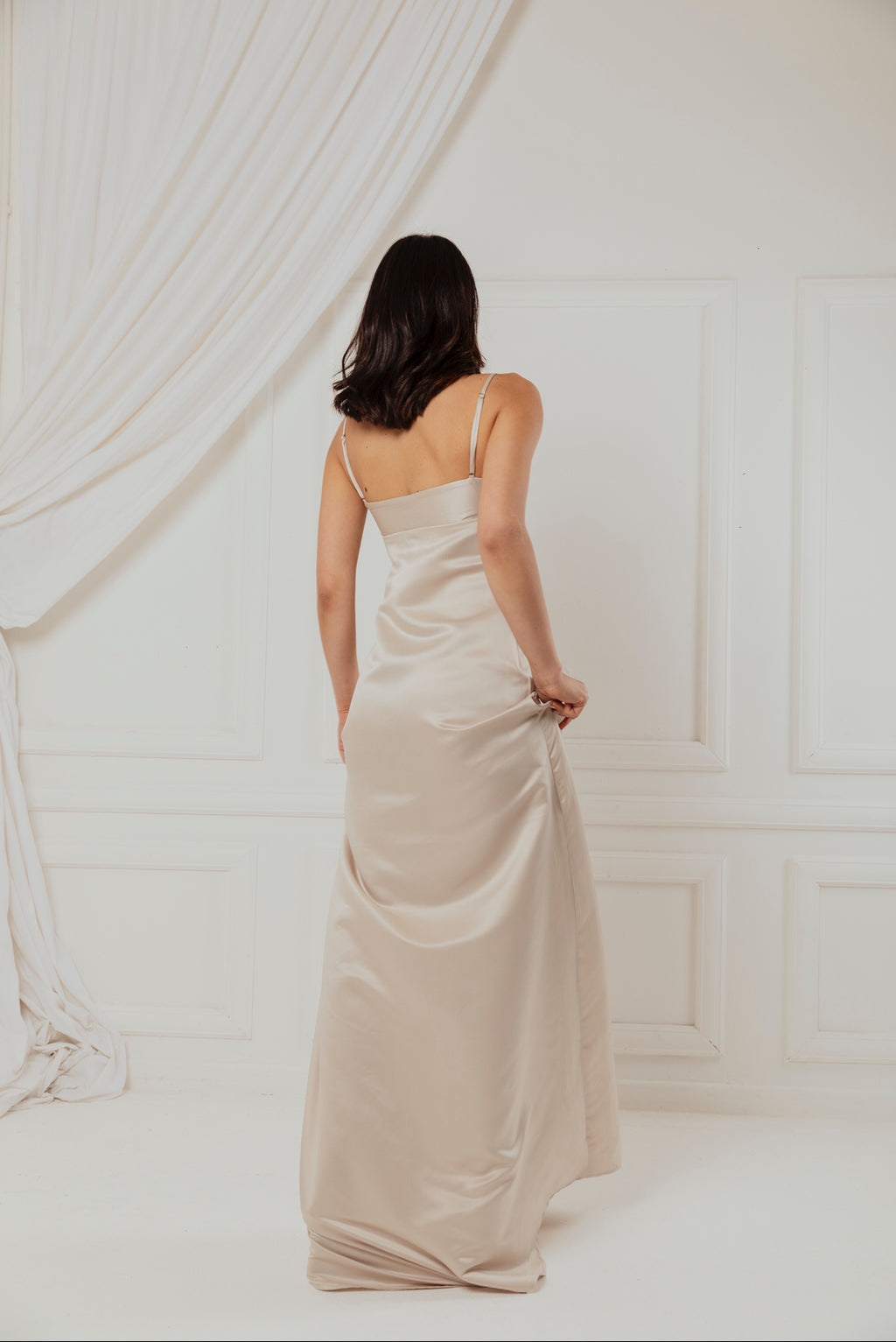 Champagne maxi dress