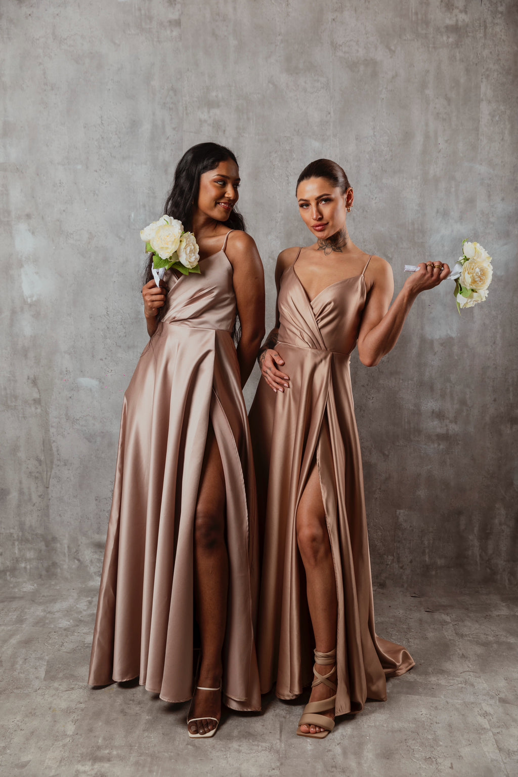 Dusty rose princess dress