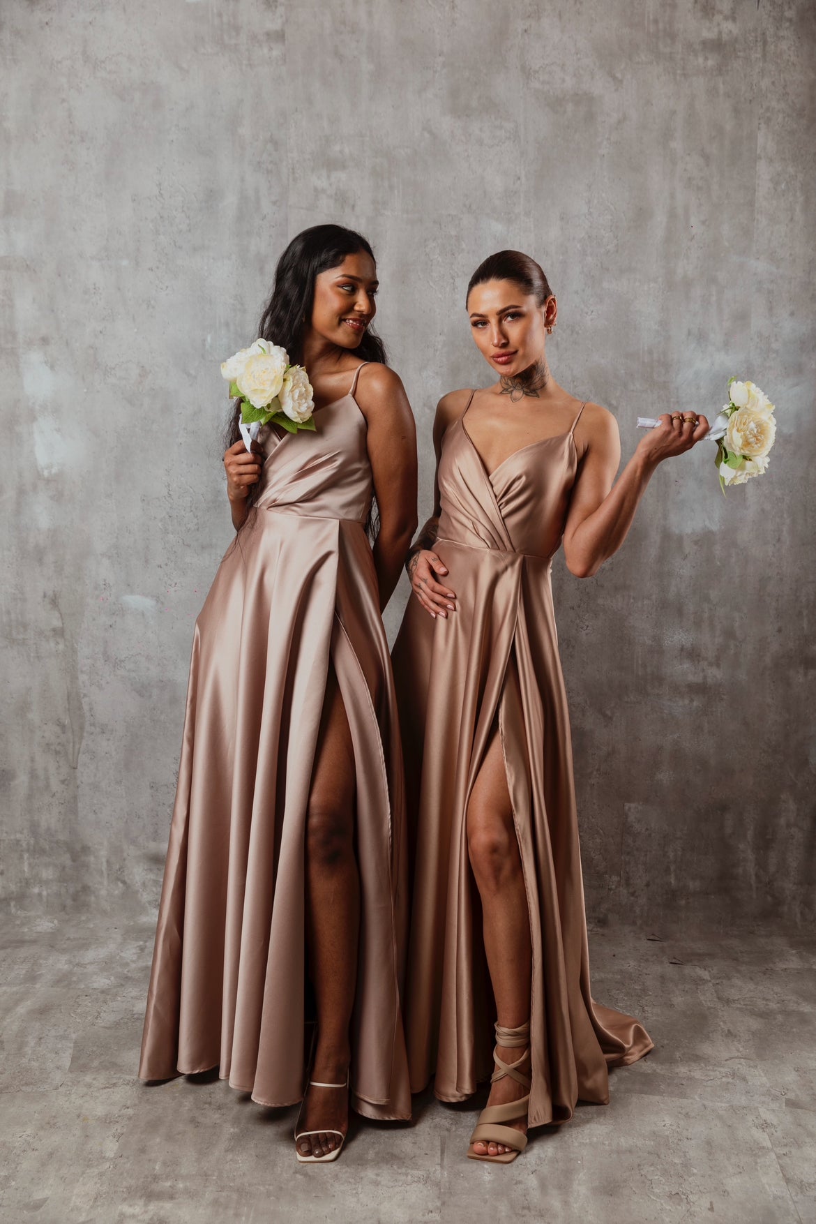 Dusty rose princess dress