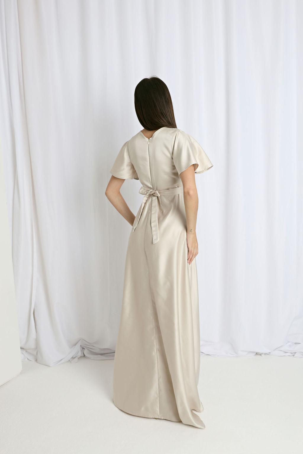Dreamy full length A line dress