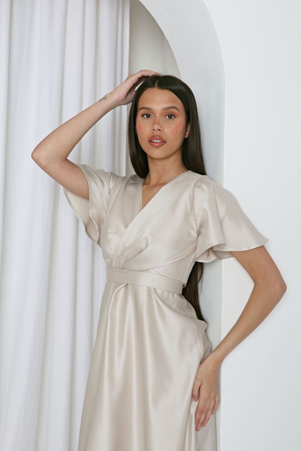 Dreamy full length A line dress
