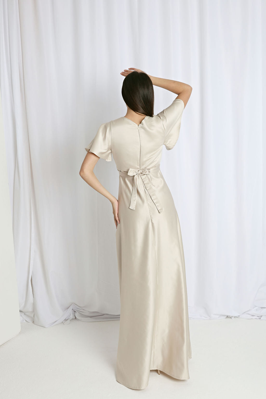 Dreamy full length A line dress