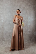 Dusty rose princess dress