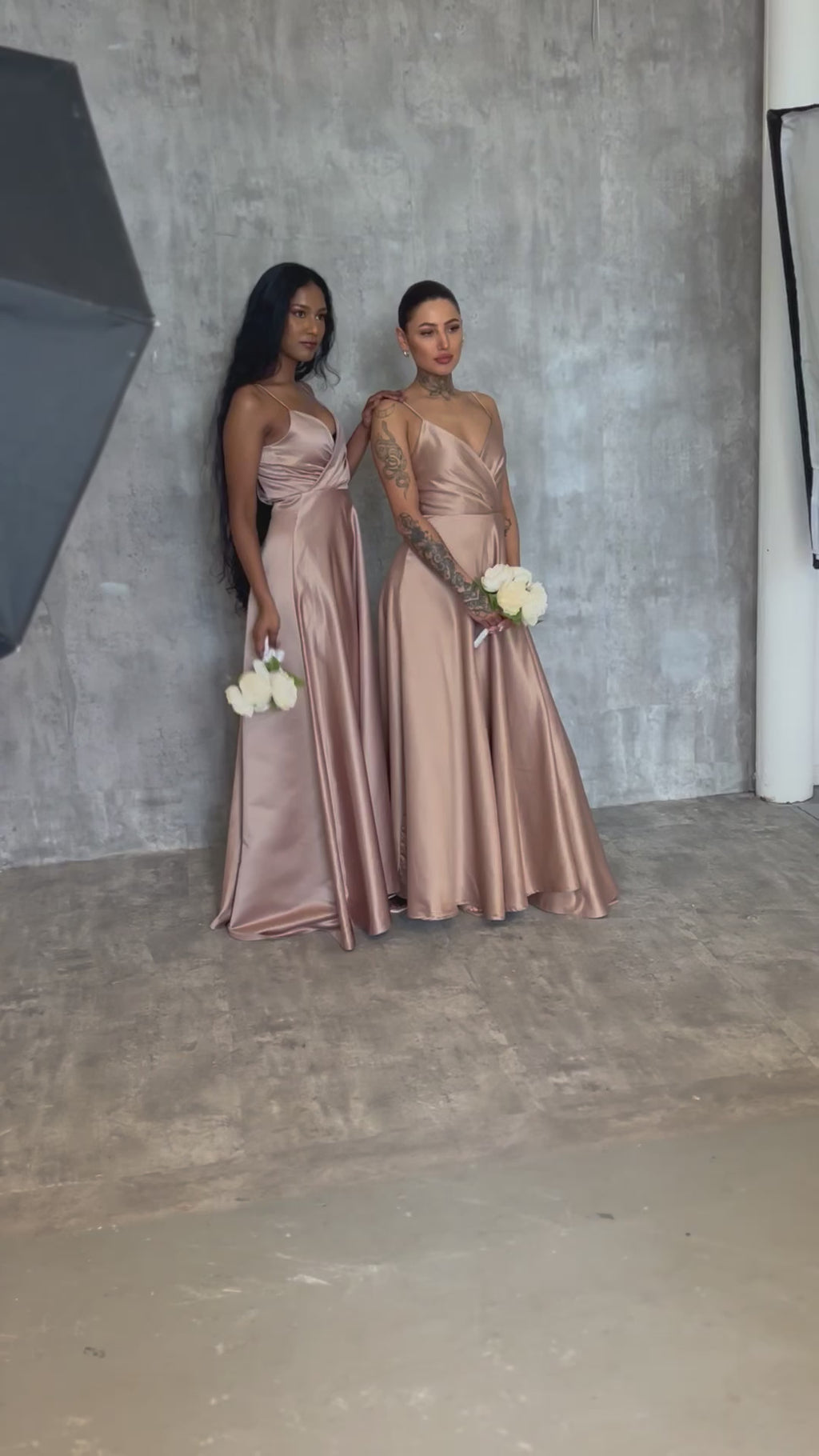 Taupe  princess dress